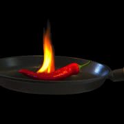 Bild brennende Chili